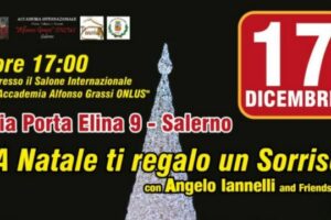 "A Natale ti Regalo un Sorriso": Solidarietà e Spettacolo a Salerno con Angelo Iannelli