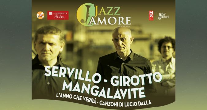 JazzAmore2024: Servillo, Girotto e Mangalavite in "L'anno che verrà" a Rende