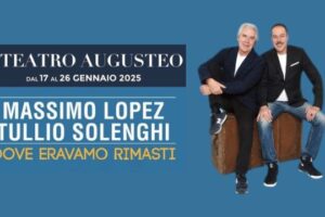 Massimo Lopez e Tullio Solenghi tornano a Napoli con "Dove Eravamo Rimasti"