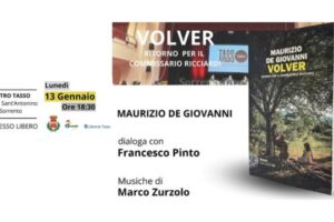 Maurizio de Giovanni presenta "Volver. Ritorno per il Commissario Ricciardi" a Sorrento. Appuntamento imperdibile al Teatro Tasso