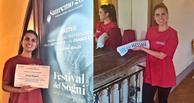 Krizia Bagnoli al Festival dei Sogni di Sanremo 2025: un viaggio tra benessere e spettacolo