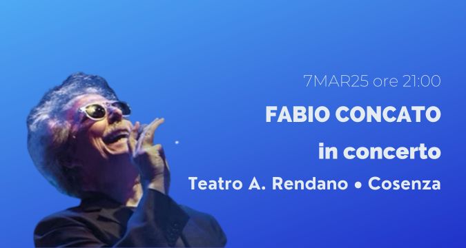 Fabio Concato in concerto a Cosenza: un evento imperdibile al Teatro Rendano